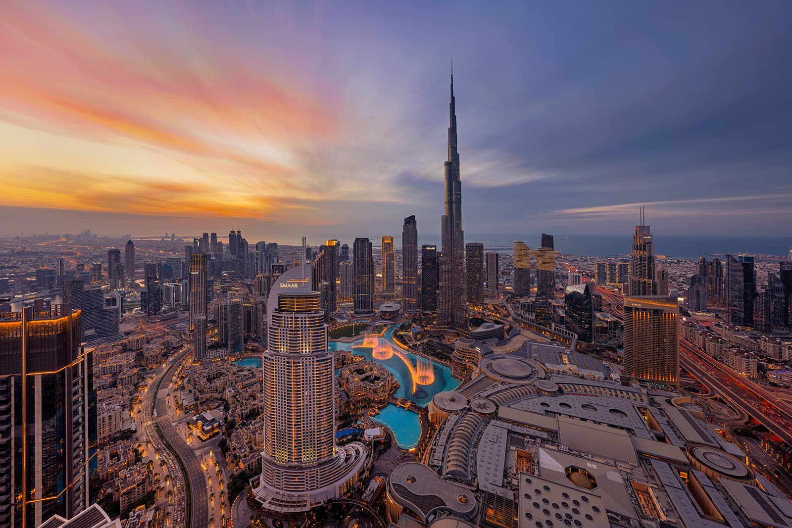 Dubai Skyline and luxury properties