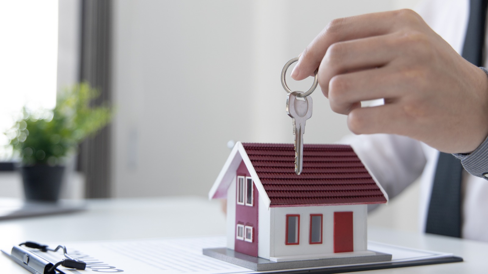 Handing over keys